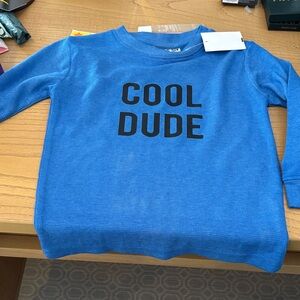Cool Dude Blue Long Sleeve Tee